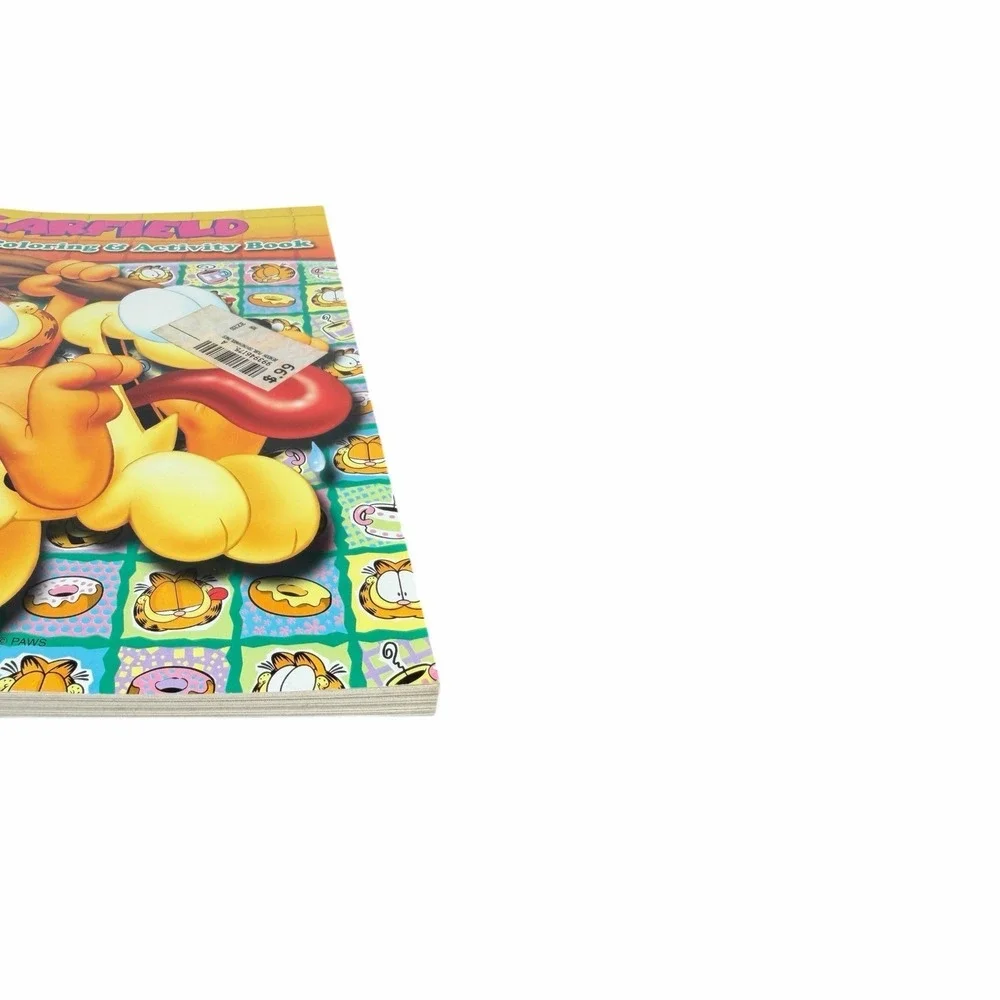 Garfield UNUSED Jumbo Coloring & Activity Book Vintage Odie